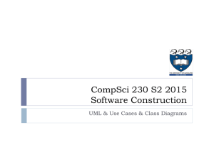 Use Cases & Class Diagrams