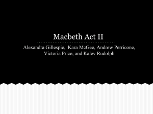Macbeth Act II