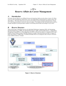 Reserve Affairs Career Management