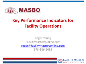 Key Performance Indicators for Facility Operations