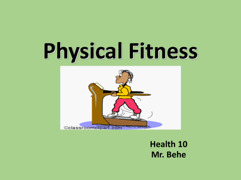 1 What Is The Definition Of Physical Fitness