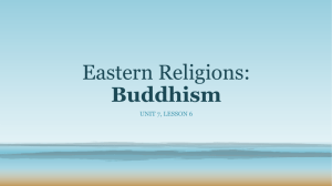 Eastern Religions: Buddhism