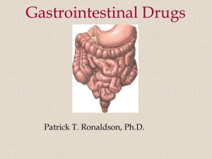 Gastrointestinal Drugs - Patrick T. Ronaldson