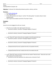 vocab 1 The Moving Man Sim Lab Student W S