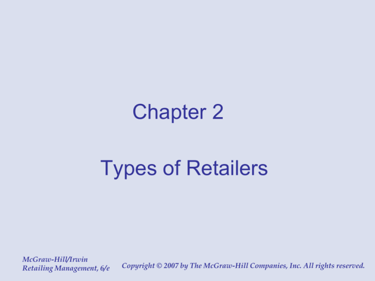 types-of-retailers