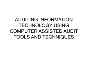 auditing information technology using computer
