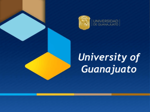Diapositiva 1 - Universidad de Guanajuato
