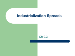 Industrialization Spreads