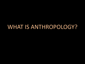 ANTHROPOLOGY