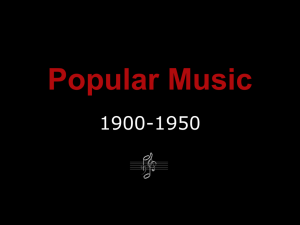 Popular Music - musicalvanorden