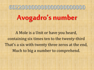 602200000000000000000000 Avogadro*s number
