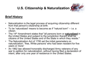 naturalized - National Paralegal College