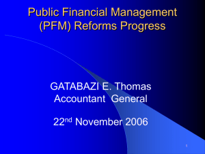 Public Financial Management in Rwanda