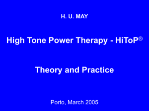 High Tone Power Therapy