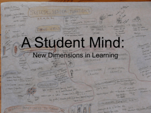 A Student Mind-New Dimensions in Learning