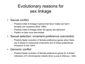 Sexual selection and meiotic drive in stalk