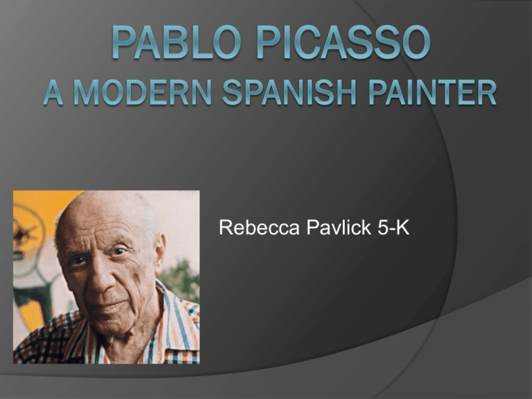 A great painter was born in malaga spain