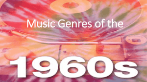 Music Genres of the 1960s