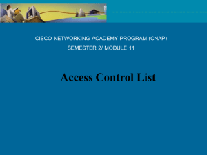 Power Point Chapter 11 CCNA2