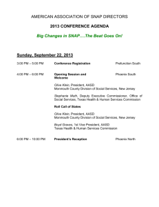 2013-09-SNAPConference-Agenda-AASD