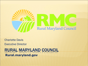 Rural Maryland Council - Massachusetts Housing Partnership