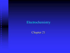 Chap 21 Electrochemistry