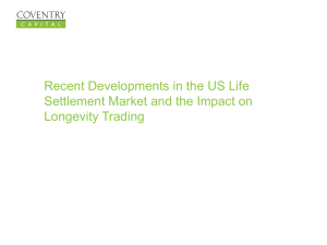 PowerPoint Presentation - Opportunities in the US Longevity Market