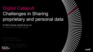 Digital Catapult – Closed and personal Data
