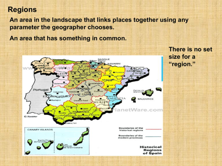 What Are Functional Regions Defined By