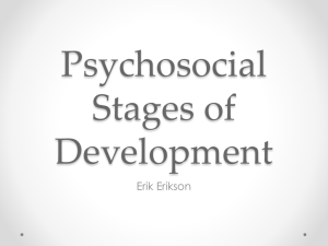 Psychosocial Stages of Development