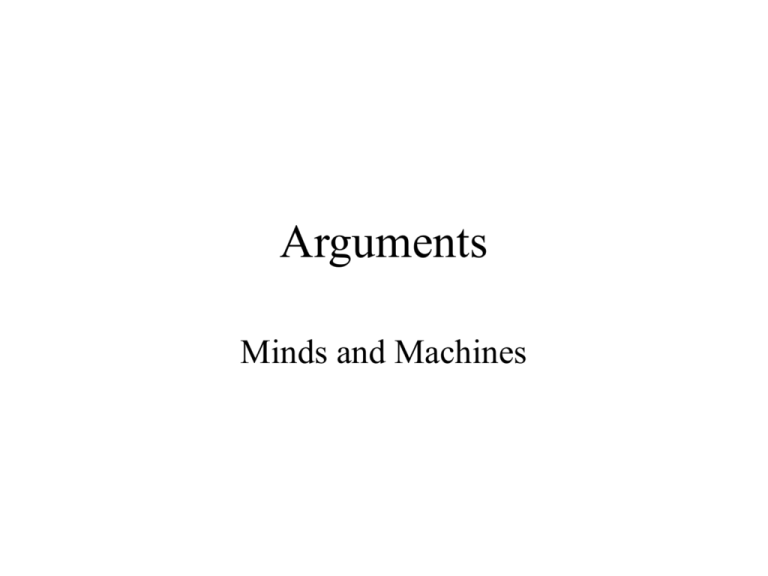 Arguments