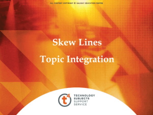 Skew Lines PowerPoint