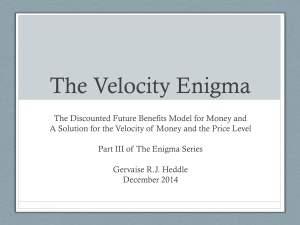 The Velocity Enigma