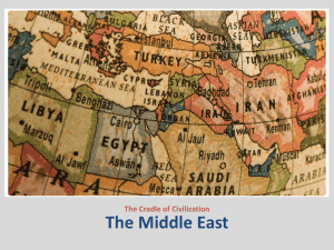The Middle East What and Where?