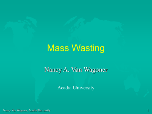 Mass Wasting - Acadia University