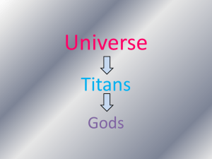 Universe Titans Gods