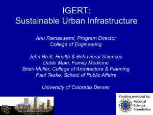 Greenprint Denver Mayor's Sustainable Development Program