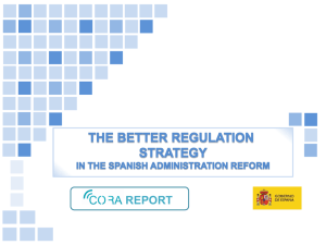 Presentation "Strategy in the Spanish Administration Reform"