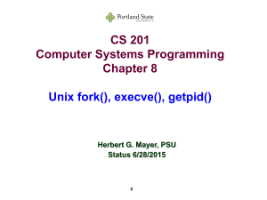 fork() and exec()