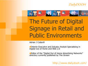 The Future of Digital Signage in Retail and Public