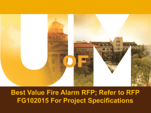 Fire Alarm PPT Presentation