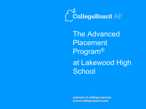 Why enroll in AP courses?
