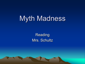 Myth Madness - Herscher CUSD #2