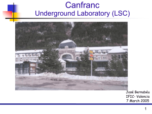 Canfranc Program