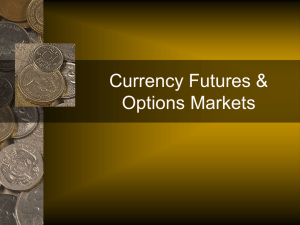 Currency Futures & Options