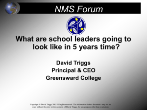 - The National Middle Schools' Forum