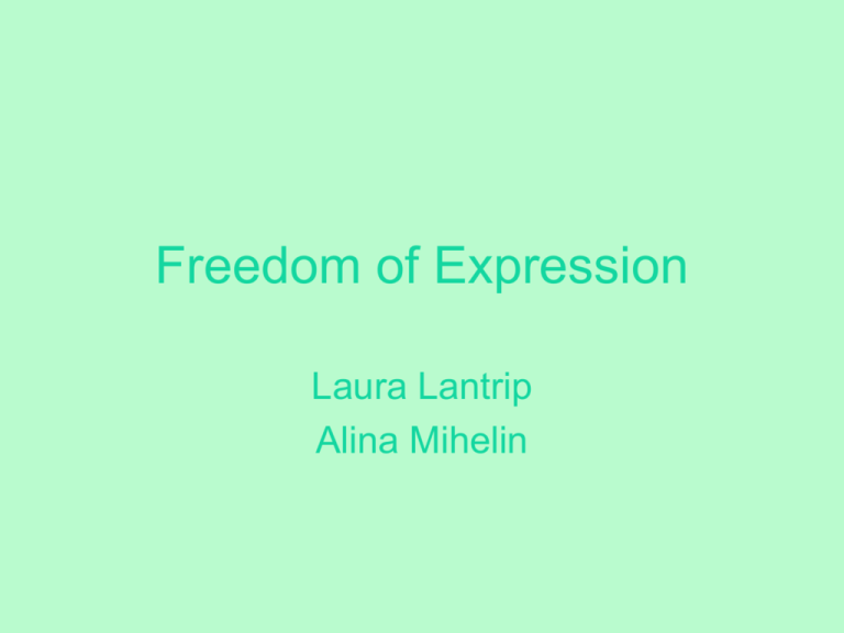 Freedom Of Expression Rules