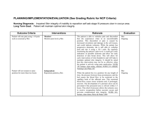 See Grading Rubric for NCP Criteria