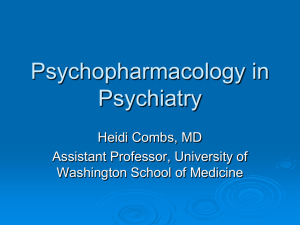 Psychopharmacology in Psychiatry