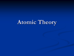 Atomic Theory